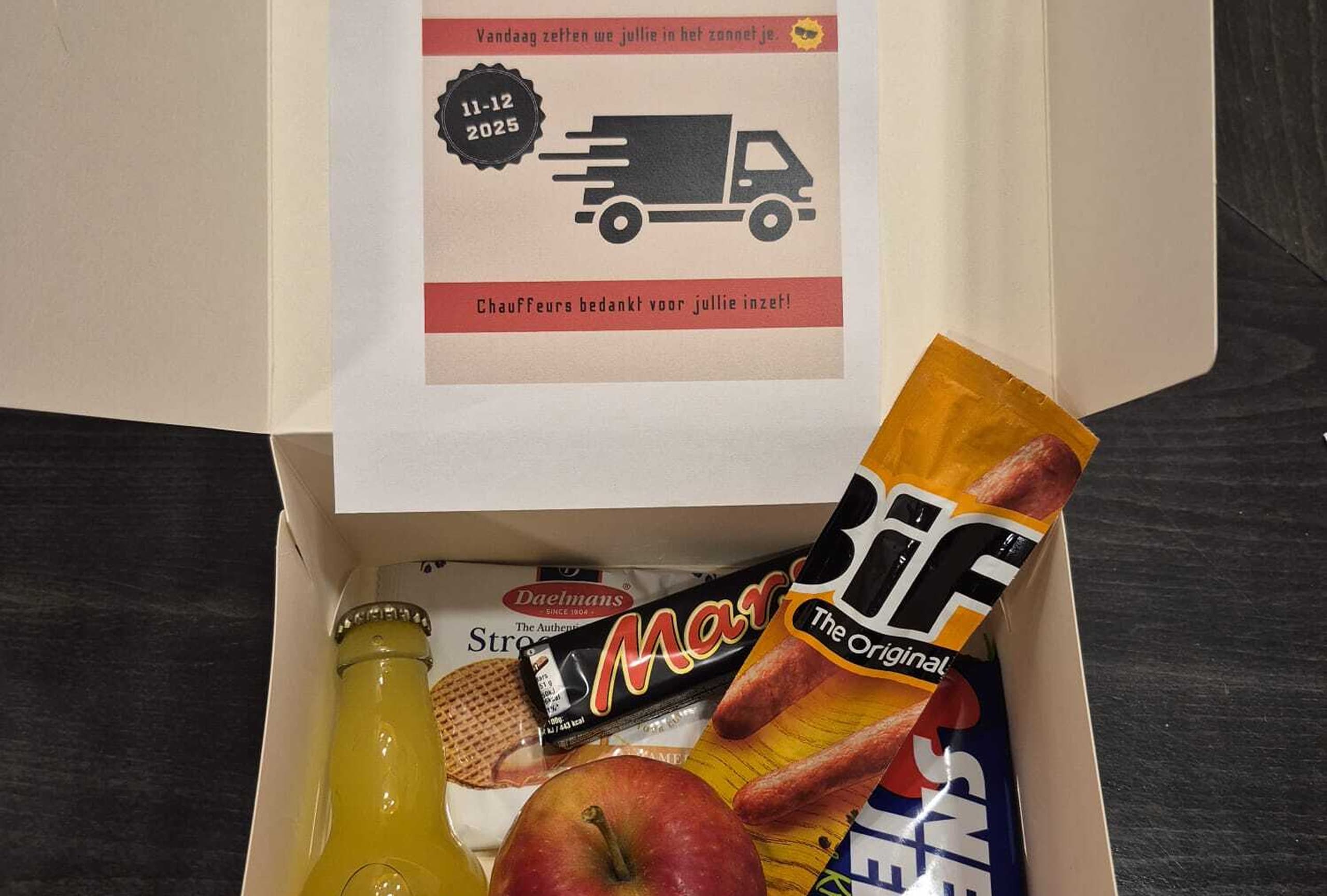 Dag van de Vrachtwagenchauffeur bij Vos Transport