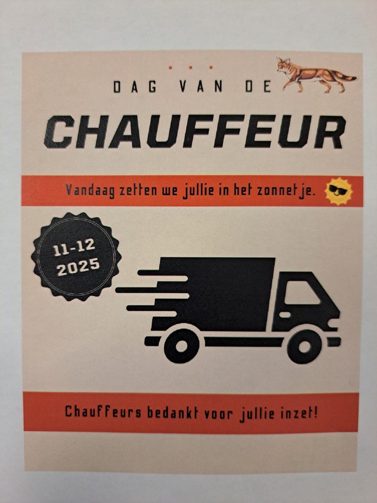 Poster van de Dag van de Vrachtwagenchauffeur